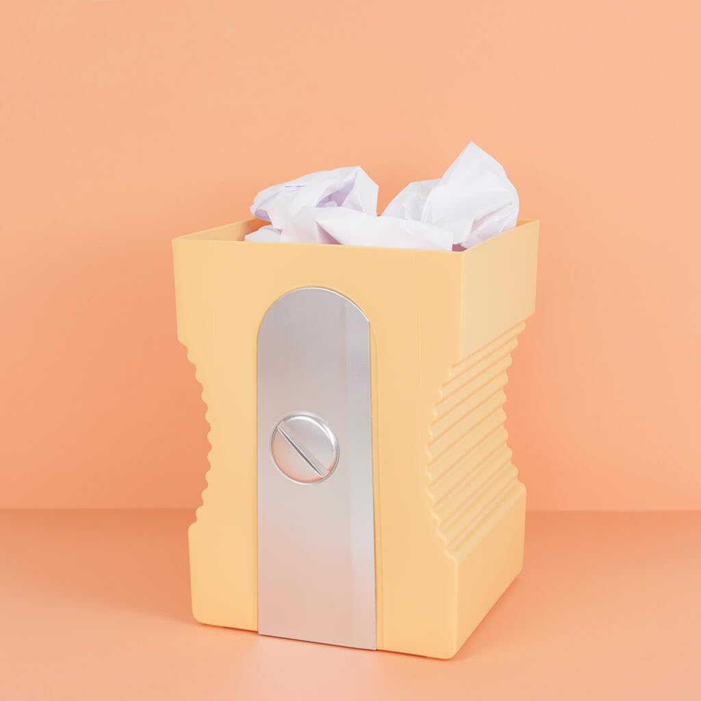 balvi Papierkorb Sharpener Orange Farbe Inspiriert durch einen Anspitzer Plastik
