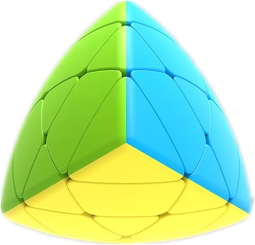 Miniatura 7 de AMGRBCUBO QiYi Mastermorphix 3 Speed Cube Pyramorphix Rice Dumpling Speed Cube - Cubo de velocidad sin adhesivo