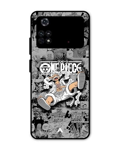 Image of Premium Anime 2 Case for Poco M4 Pro 4G (Glossy Finish) Soft-Touch Metal TPU Back Cover, Shockproof, Designer, Aesthetic Mobile Phone Case
