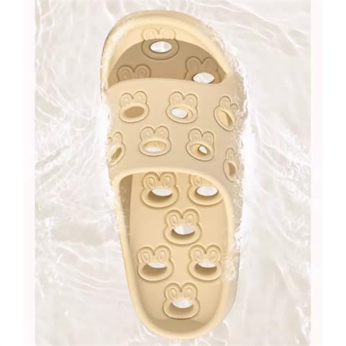GRFIT Lovely Bathroom Slippers Thick Sole Padded Slippers for Women, Shower Sandals with Drainage Holes Shower Sandals2