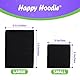 Zoni Pets, LLC Happy Hoodie Black 2 Pack, Contains one Large and one small Hoodie by