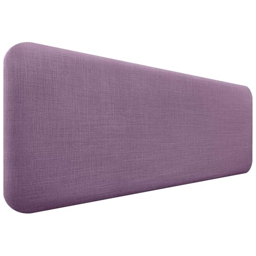 DHOME Cabecero Tapizado Liso Redondeado