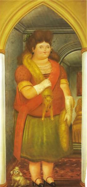 Portrait Botero Le Palais pour réveiller un mur blanc triste