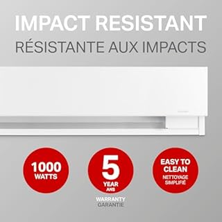 Stelpro SPR1002W High-End Baseboard, 1000W, 240 volts, 36 1/16" x 7 1/16", PRIMA Series - Top-of-the-line Baseboard Heater, White