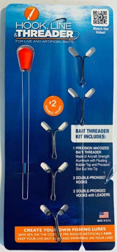 Hook Line & Threader Complete Kits. Choose from 7 Different Hook Size Kits (#2 Hook Kit)