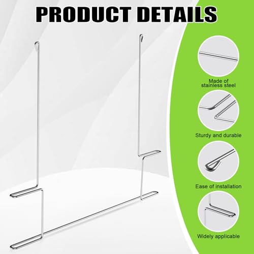 Image of Anti Sail Mud Flap Bracket, Mudflap Anti Sail Brackets, Anti Sail Bracket for Mud Flaps, 26 x 21 Inch Stainless Anti Sail Mud Flap Bracket, Bolt or Weld on to Truck or Trailer (2Pcs)