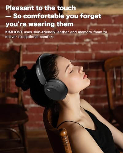 Casque supra-auriculaire Bluetooth pliable avec pilotes 50mm et basses profondes stéréo HiFi
