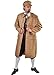 Produktbild M215204-XL beige-braun Herren Detektiv Sherlock Inspektor Kostüm Gr.XL=60