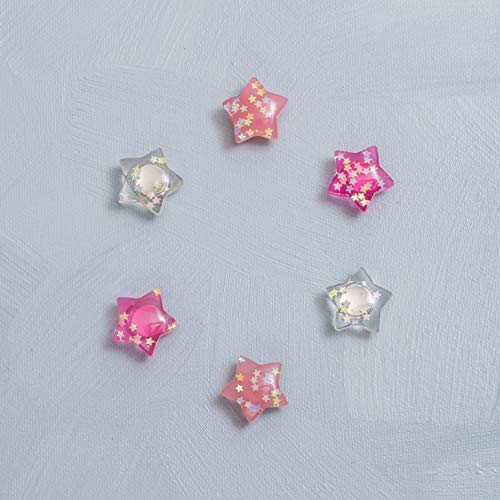 Refrigerator Magnets - Cute Decorative Fridge Magnet Set - 6 Fridge Magnets For Cabinets, Whiteboards & Lockers - Colorful Magnets For Gift, Home Decor & Practical Use - Super Star Trio #TOP3