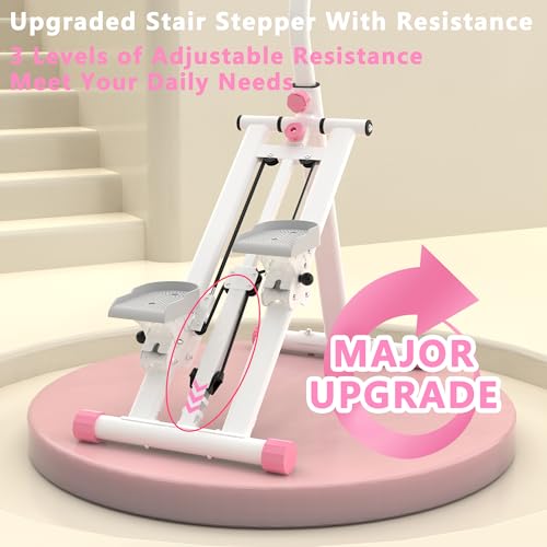 Image of Stair Stepper for Home-Upgrade Vertical Climber Workout Machine for Full-Body Exercise Climber Fitness Equipment with Stable Frame Adjustable Handlebar