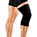 Tommie Copper Mens Recovery Refresh Knee Sleeve, Black, Medium