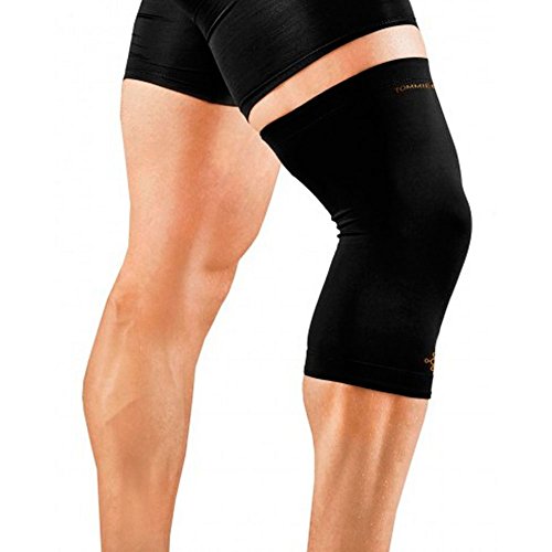 Tommie Copper - Lg Black Men's Knee Compression, 1 sleeve