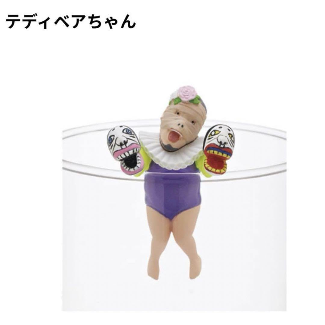 Amazon.co.jp: PUTITTO 野性爆弾くっきー ふち子 全5種セット : おもちゃ