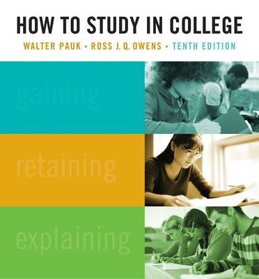 How to Study in College 0495903027 Book Cover