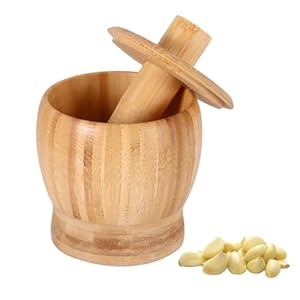 Zonjie Bamboo Mortar & Pestle Set 4475