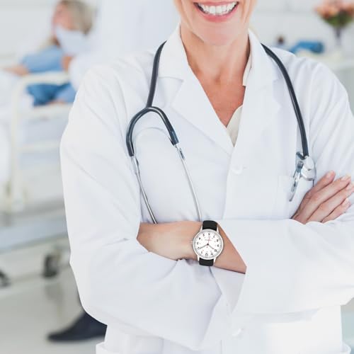 nurse watch for women waterproof analog silicone watch with second hand nursing watch