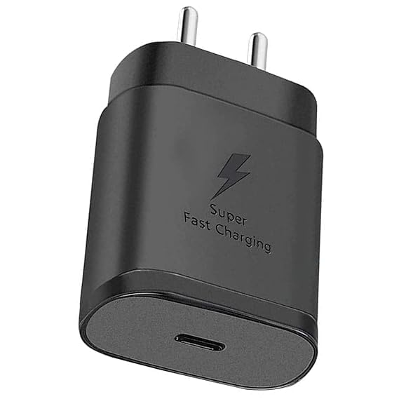 Image of Original 25W Type C Super Fast Charger Adaptor Android Phone Wall Charger for Galaxy S23 Ultra /S23 /S23 Plus /S22 /S22 Ultra /Galaxy Tabs Black(TEN57)
