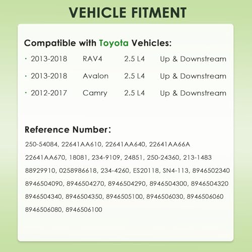 Sensor de Oxígeno para Toyota RAV4 2013-2018 y Camry 2012-2017 miniatura 2