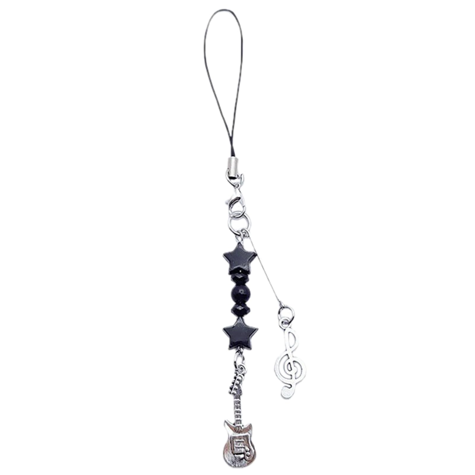 NEWFT Earphone Notes Star Guitar Pendant Phone Straps Lanyard Keychain Strap
