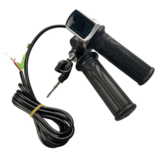 Monetais Acceleratore per Bici elettrica Ebike 36V con Display...