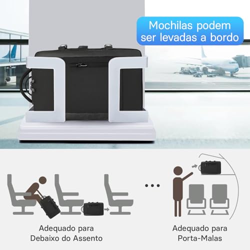 Mochila de Viagem Expansivel Masculina Feminina Para Notebook