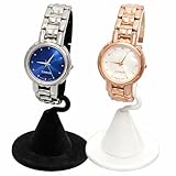 Premium Watch & Bracelet Display Stands – Set of 2 | Faux Leather Jewelry Display Holders for Store, Home, & Gifting