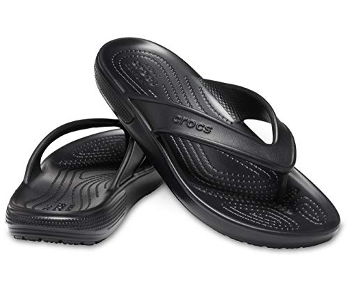 Image of Crocs Unisex Adult Classic Flip 206119-001 Black M7W9