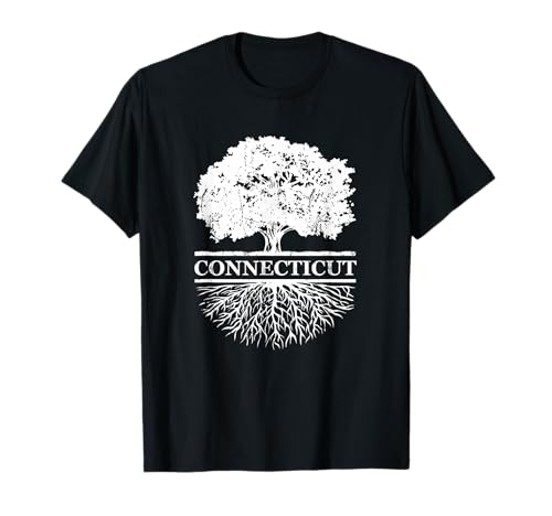 Home State Hartford CT Travel Gift Ideas Connecticut Vintage Roots Outdoors Souvenir T-Shirt