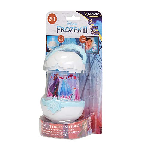 Disney- Veilleuse et Lampe Torche 2-en-1, 271FZO, White