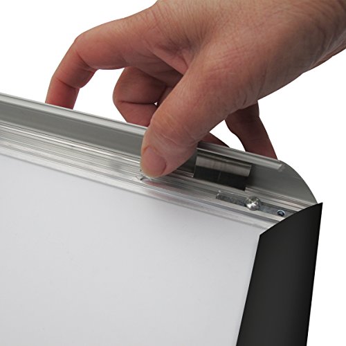 Seco Front Load Easy Open Snap Poster/Picture 18 X 24 Inches, Black Aluminum Frame (Sn1824Black), 18" X 24" #TOP1