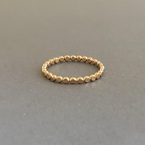 Gold Fill Hammered Bubble Ring also in Sterling Silver