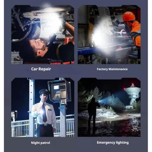 Image of WOZIT Torch Light High Power 1500 Lumens 3 Modes of Brightness (Multicolor)