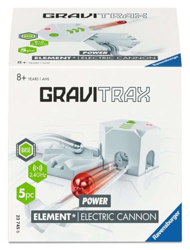 Ravensburger GraviTrax Power Element Electric Cannon 23745 Extension électronique pour Votre Piste à Billes et Jouet de Construction à partir de 8 Ans