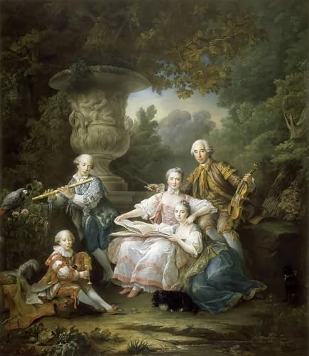 Tableaux Graffiti Art Mural Louis II par Drouais - Impression Poster 60x90cm