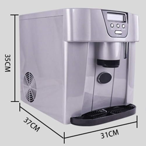 Dispensador automático de hielo, máquina de hielo de sobremesa mejorada con botones táctiles simples miniatura 2