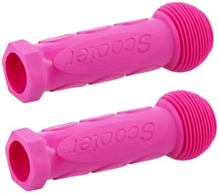 Gladeer Kids Scooter Handle Grips Replacement Handlebars for 2/3/4 Wheels Child Kick Scooters Bike Rocking Car, 2-Pack (Pink)
