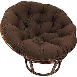 Overvolle Rotan Papasan Stoel Kussen Effen Kleur Ronde Dikke voor Opknoping Bedden Indoor of Outdoor Swing Schommelstoel…