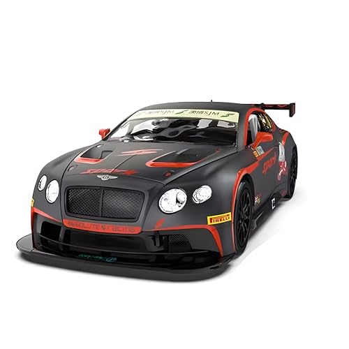 Image of 1:32 Scale Bentley GT3 Die-Cast Model Car - Racing Sports Car with LED Lights, Sound Effects, Opening Doors & Pull-Back Action - Collectible Toy for Kids & Adults