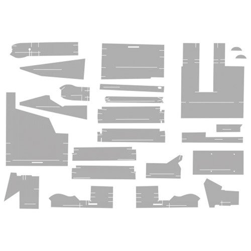 All States Cab Foam Kit Less Headliner Light Gray fits White 2-88 2-110 100 120 125 140 145 160 170 185 195 2-135 2-155 2-180