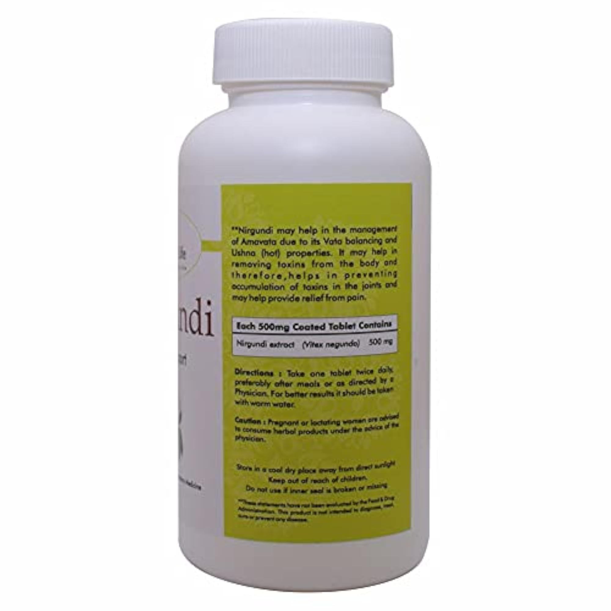 Ayurvedic Life Nirgundi 120 Tablets