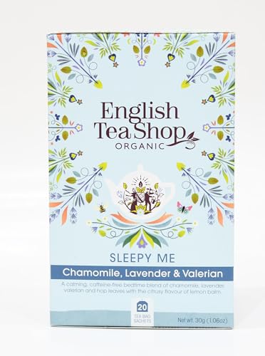 English Tea Shop Organic Sleepy Me - 20 Paper Tea bag sachets, 30 g (Pack of 20)