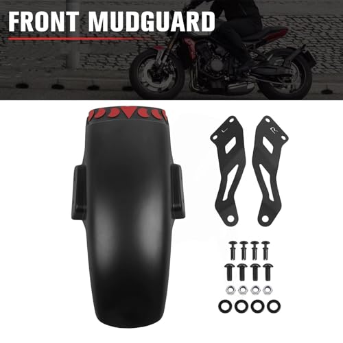 Extension garde-boue avant moto Trident 660 évite les projections 2021-2024