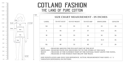 Image of COTLAND Fashions Jaipuri Cotton Printed Strappy Top for Women