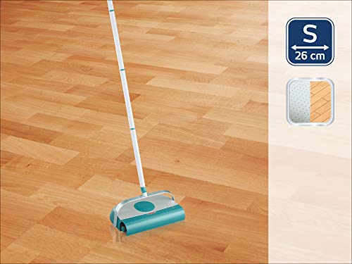 Leifheit Balai mécanique Regulus Supra, balai lave sol avec poils en caoutchouc pour un nettoyage hygiénique et efficace, balai multi usages tous sols Leifheit Balai mécanique Regulus Supra, balai lave sol avec poils en caoutchouc pour un nettoyage hygiénique et efficace, balai multi usages tous sols