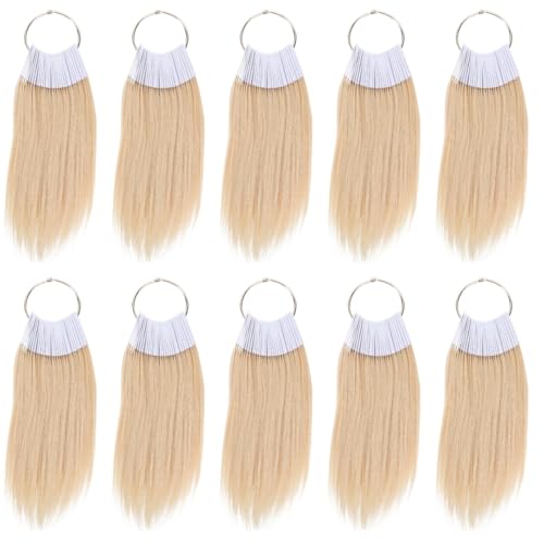 Anillos de color para cabello natural Healeved de 300 piezas para pruebas