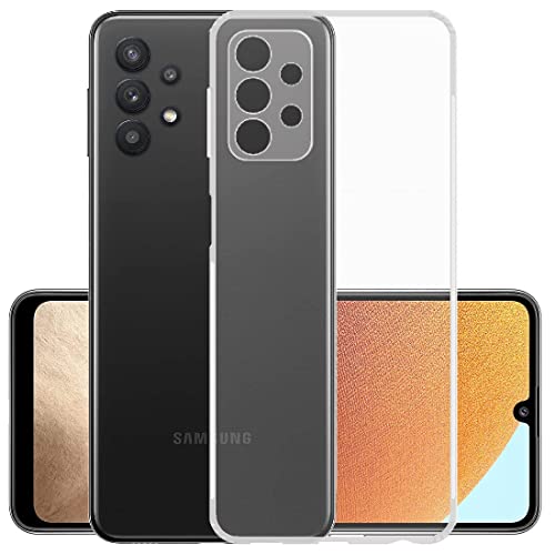 Image of COVERBLACK Transparent Rubber Case Back Cover for Samsung Galaxy A13 4G SM-A135F - Transparent