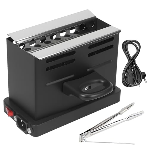 GBKDQQ Allume-charbon électrique, 800 W, pour grille-pain, allume-charbon pour chicha avec système de chaleur à trois côtés, barbecue à charbon pour...