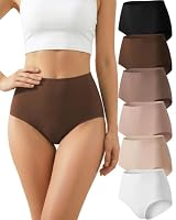 TDONE Seamless Knickers for Women, No Vpl Underwear High Waisted 6 Pack