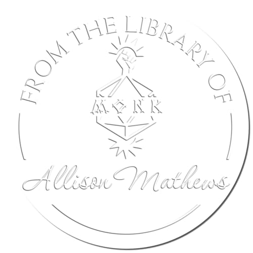 Professional Leather Archery Arm Guard LARP Gaming Accessory with Customized Book Branding Seal & Custom-Made Library Return Embosser, Personalized RPG Cosplay Bracer Set, 1-5/8