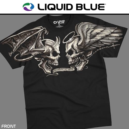 Liquid Blue Men's Plus-Size Good and Evil T-Shirt